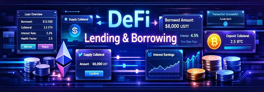 DeFi lending and borrowing platform development services